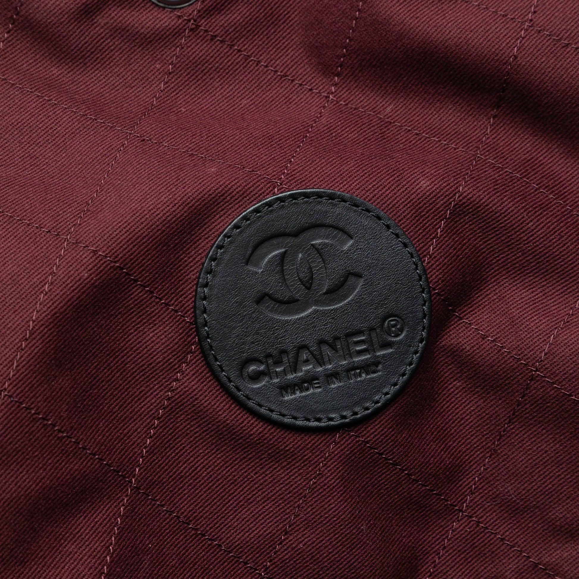 Chanel XL Quilted Coated Canvas Horizontal Sport Weekender