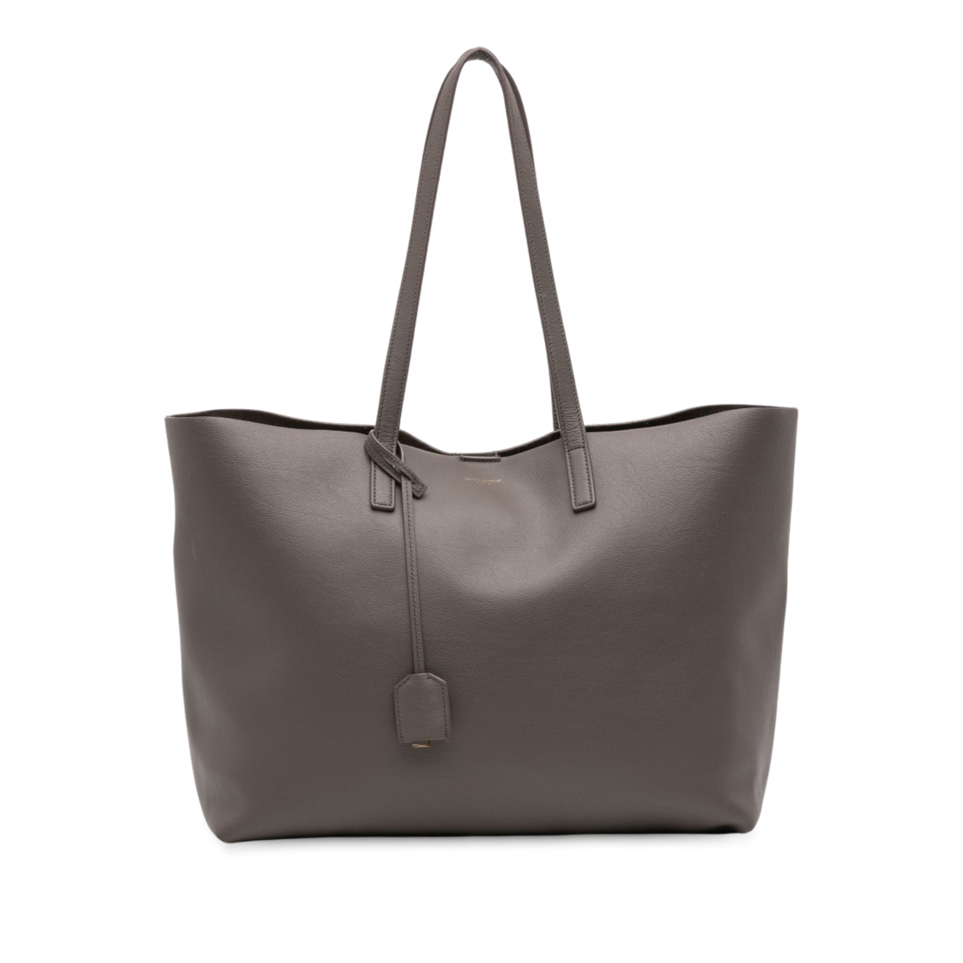Saint Laurent Large Leather East West Shopping Tote
