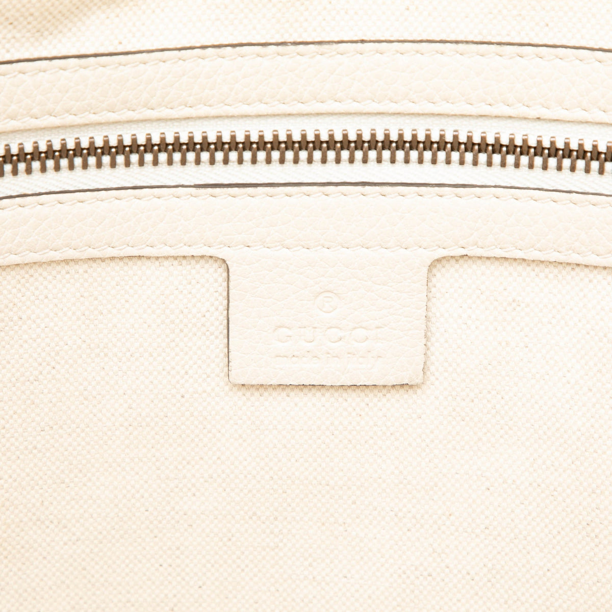 Gucci Grained Calfskin Logo Half Moon Crossbody
