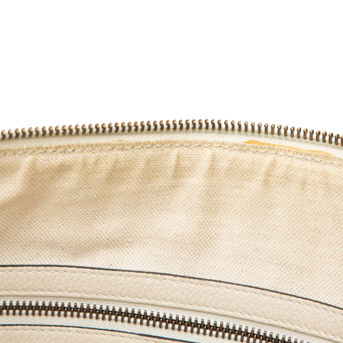 Gucci Grained Calfskin Logo Half Moon Crossbody