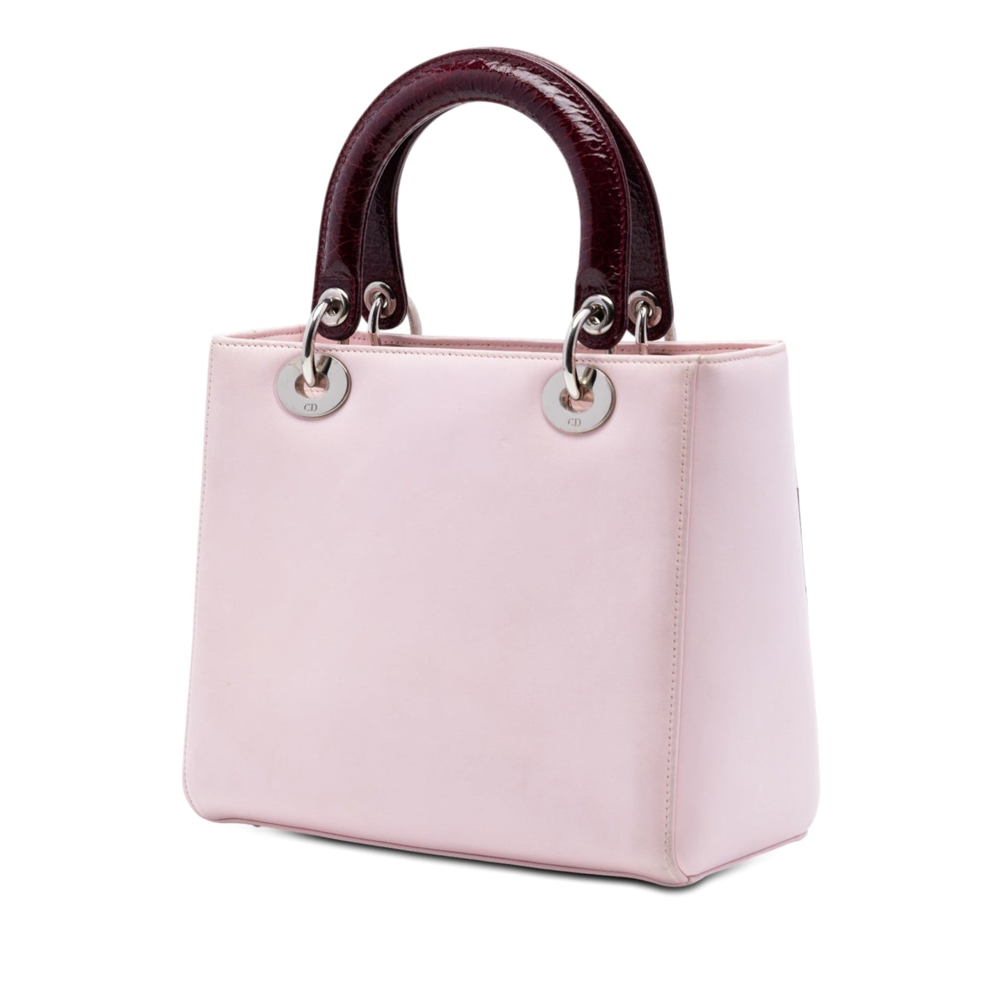Dior Medium Calfskin Patent Embroidered Valentines Day Heart Lady Dior