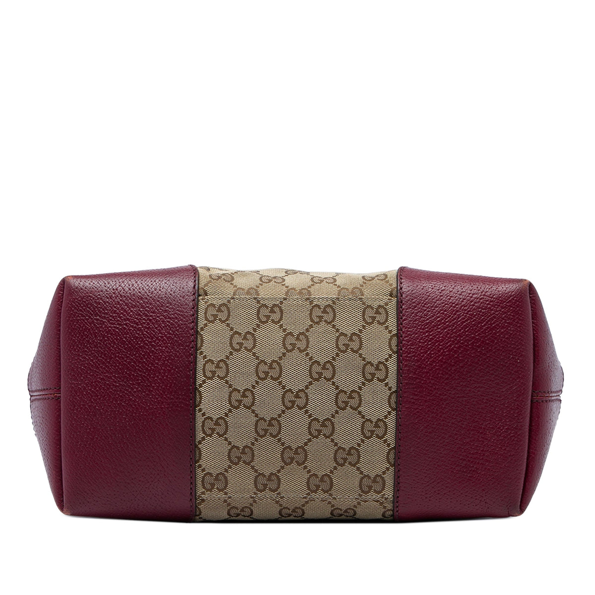 Gucci Medium GG Canvas Bree Fold Over Tote — Beige