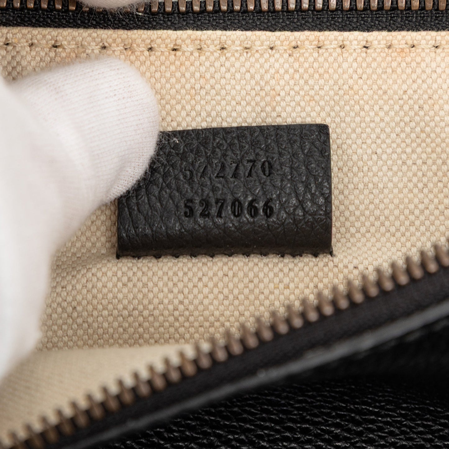 Gucci Leather Logo Clutch
