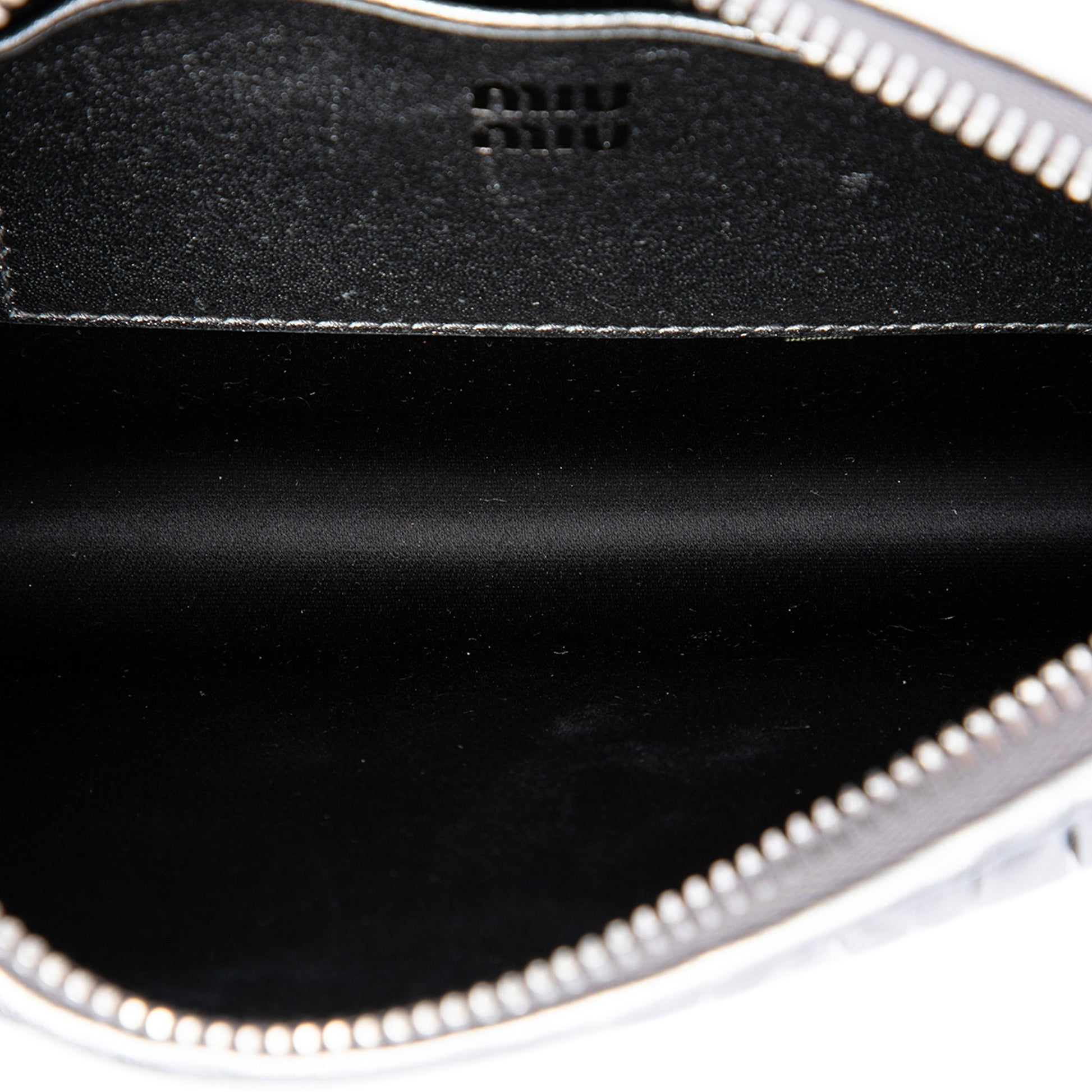 Miu Miu Metallic Matelasse Nappa Wristlet Clutch
