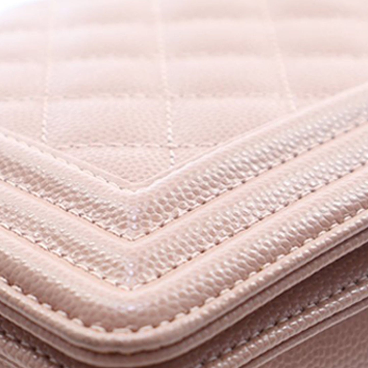 Chanel Old Medium Quilted Caviar Boy Flap