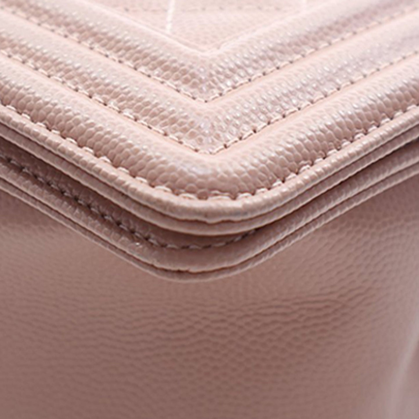 Chanel Old Medium Quilted Caviar Boy Flap
