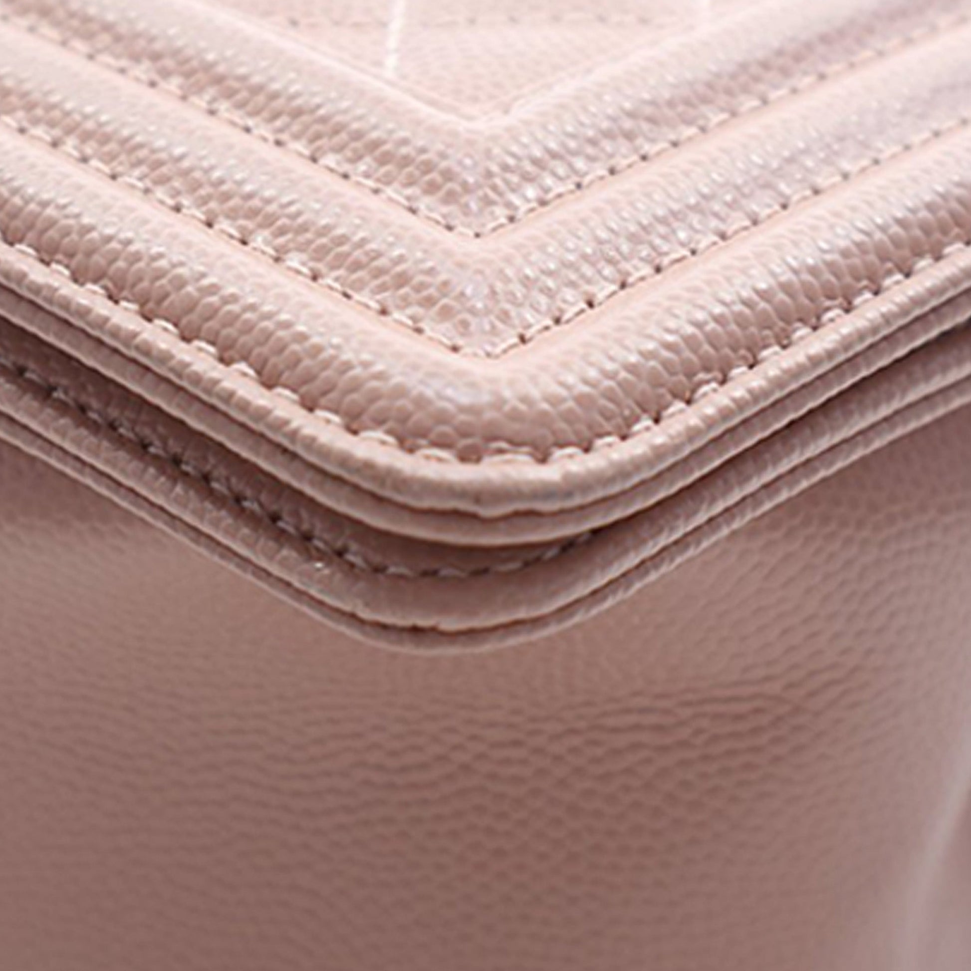 Chanel Old Medium Quilted Caviar Boy Flap