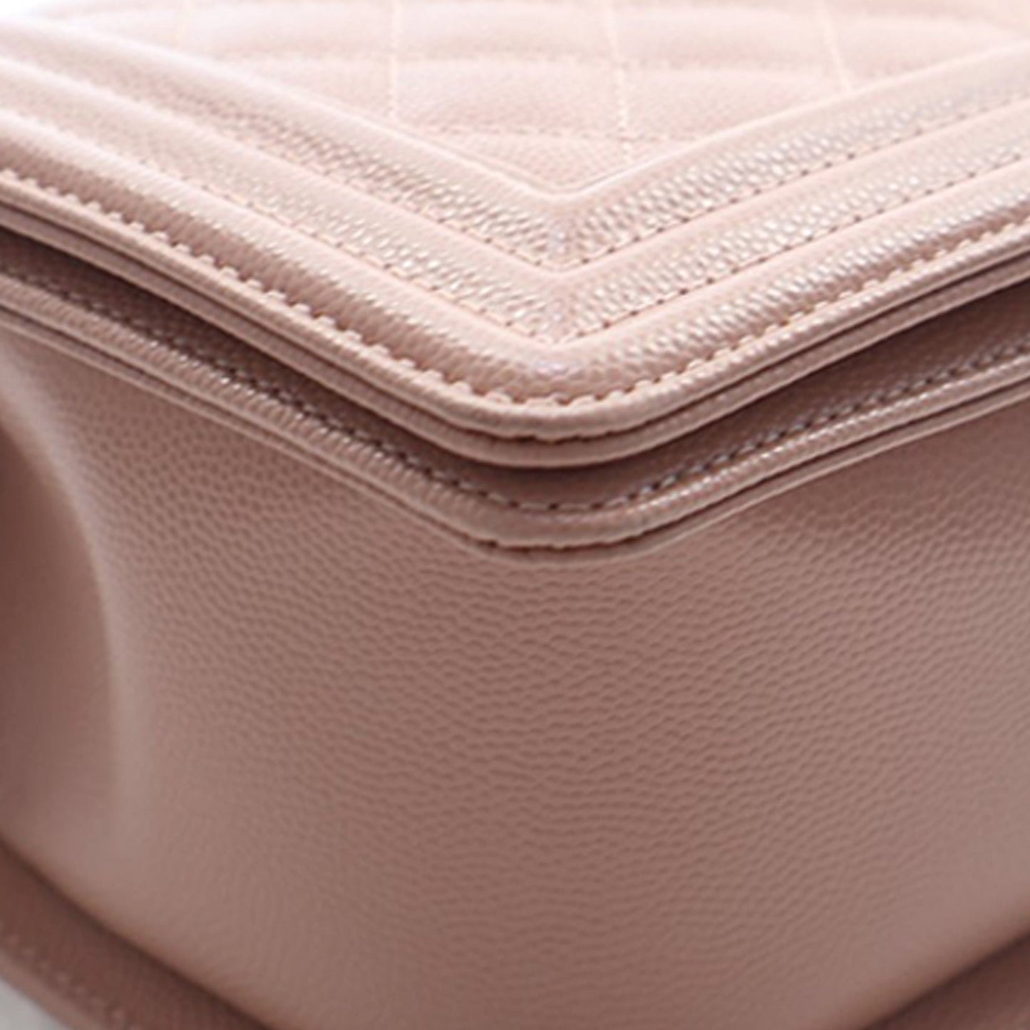 Chanel Old Medium Quilted Caviar Boy Flap