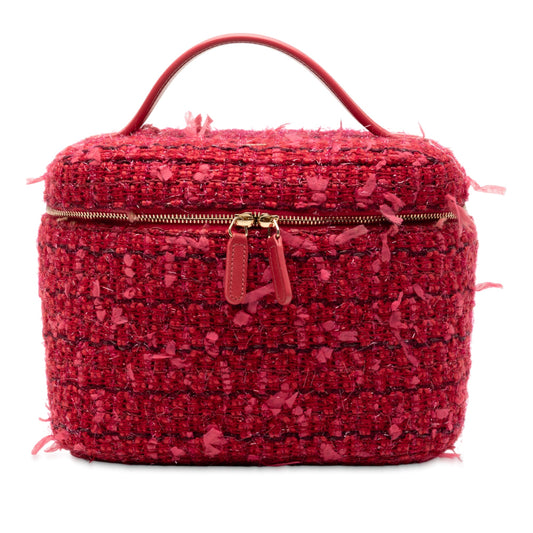Chanel Tweed Vanity Bag
