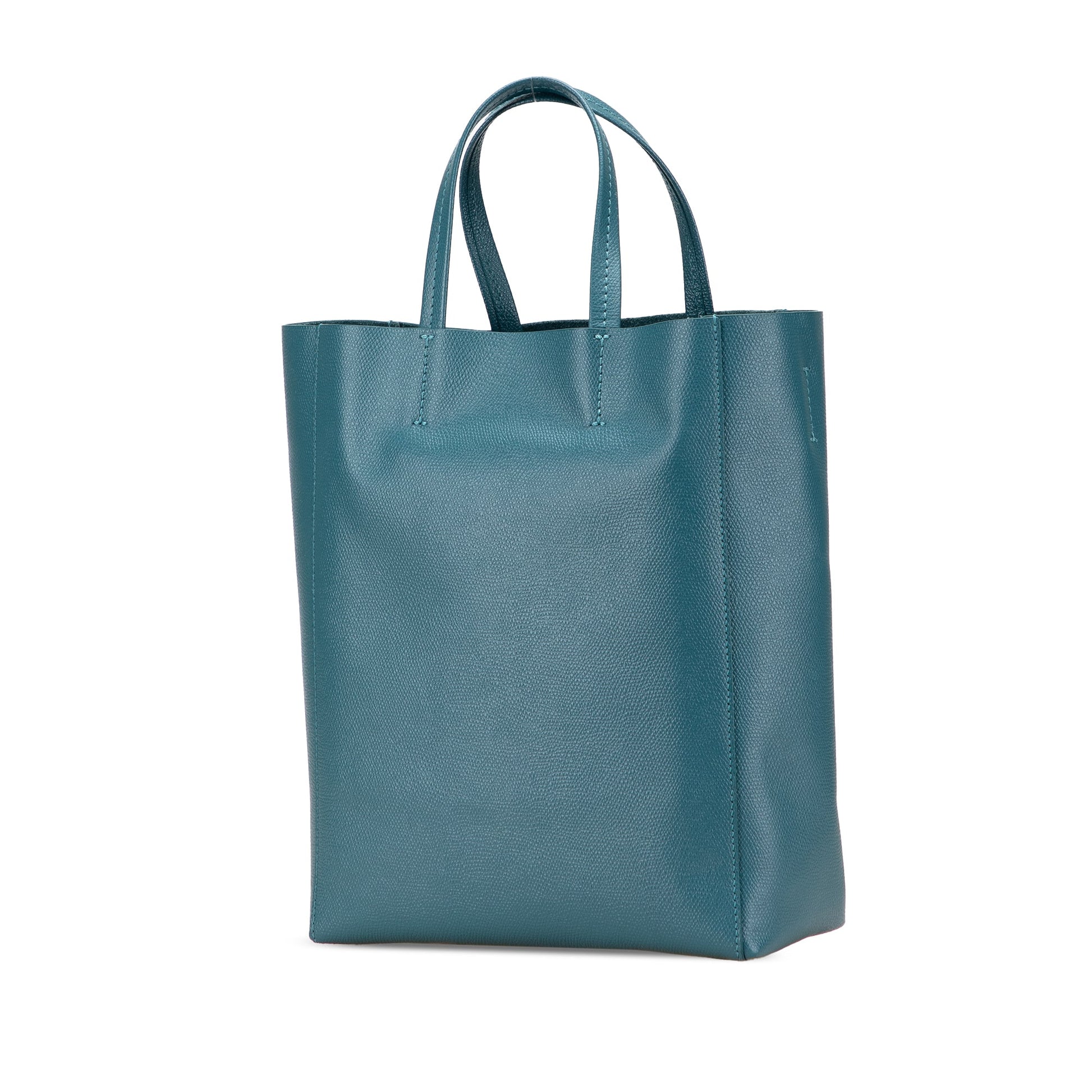 Celine Small Grained Calfskin Vertical Cabas Satchel