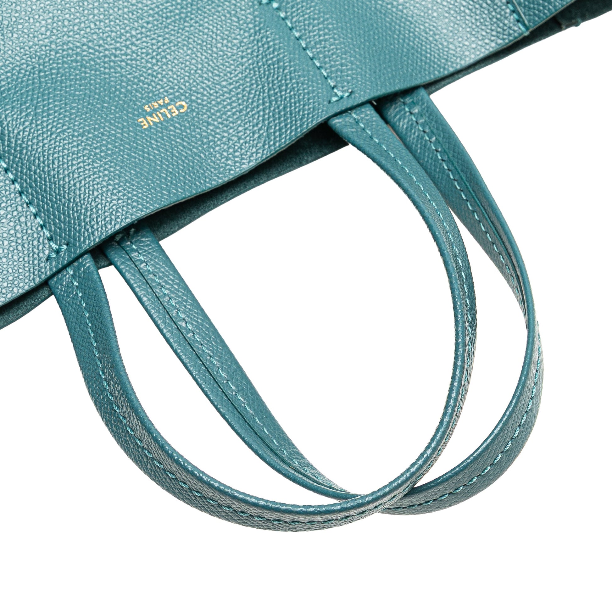 Celine Small Grained Calfskin Vertical Cabas Satchel