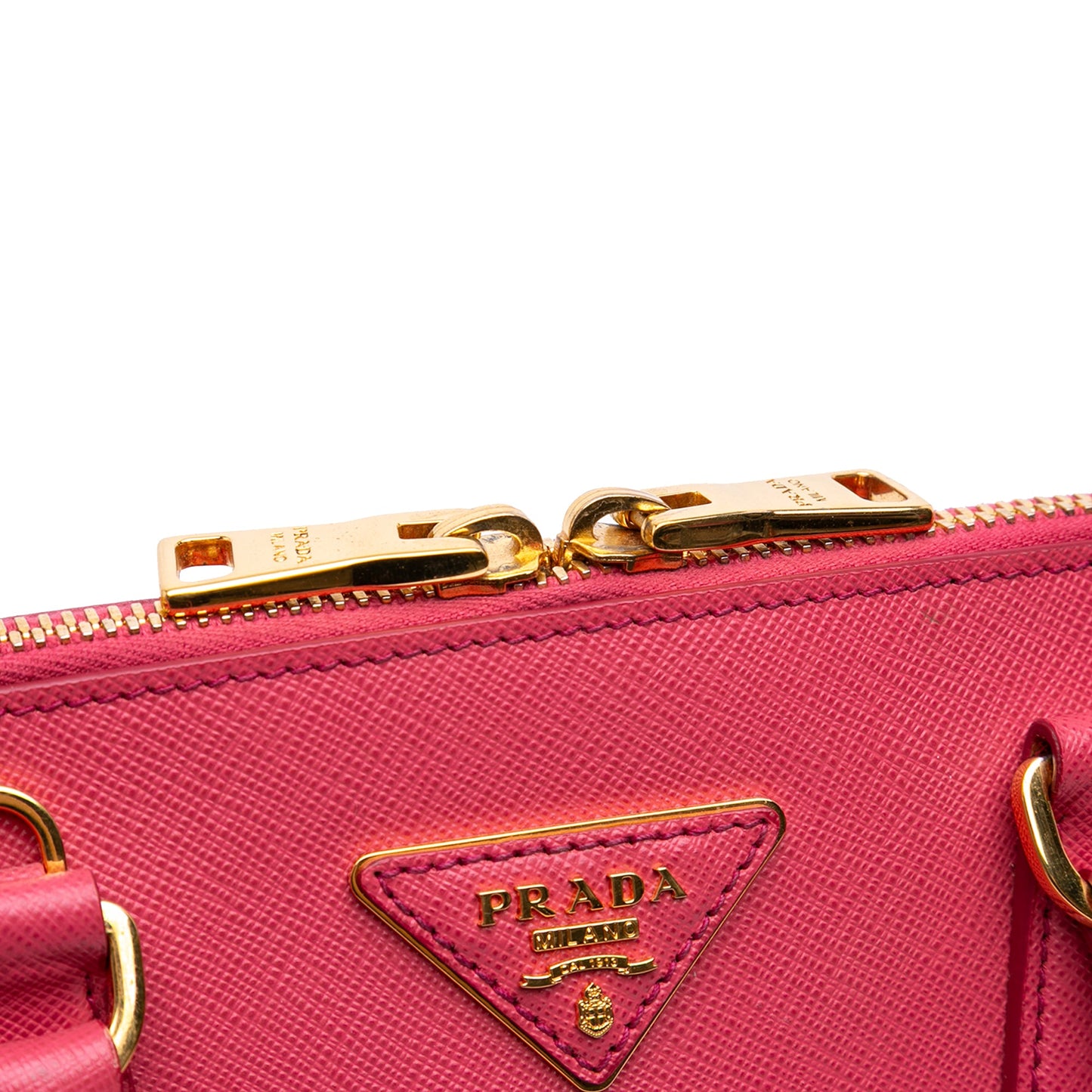 Prada Medium Saffiano Lux Promenade Satchel