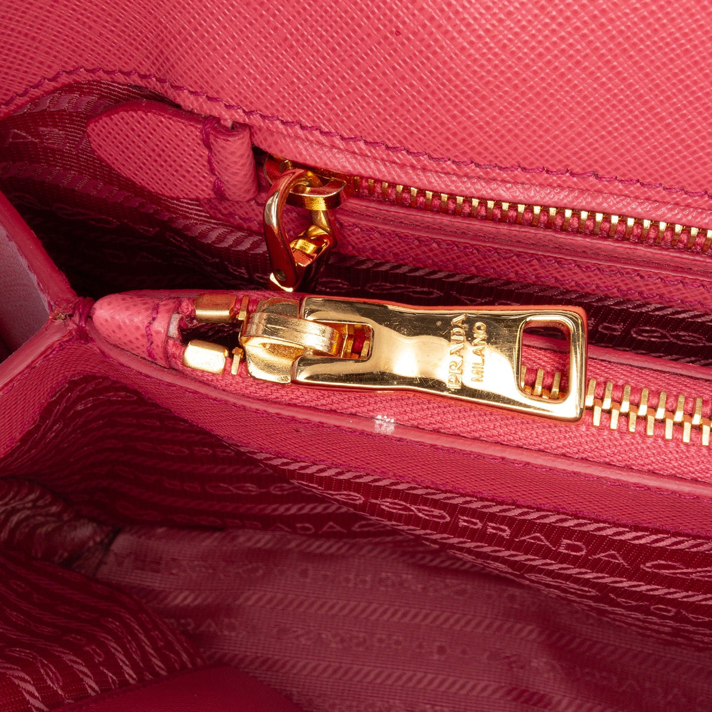 Prada Medium Saffiano Lux Promenade Satchel