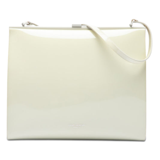 Saint Laurent Vinyl Le Anne Marie Shoulder Bag