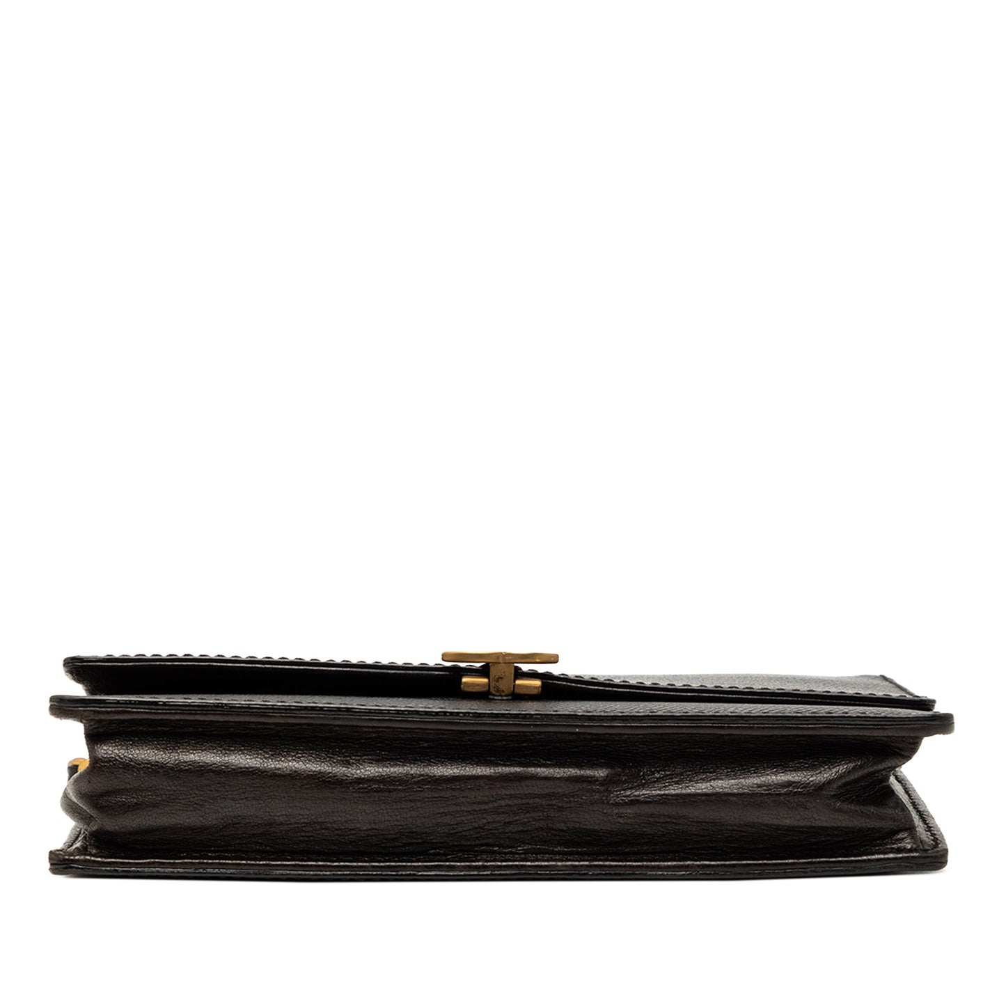 Chanel CC Grained Calfskin Wallet on Chain