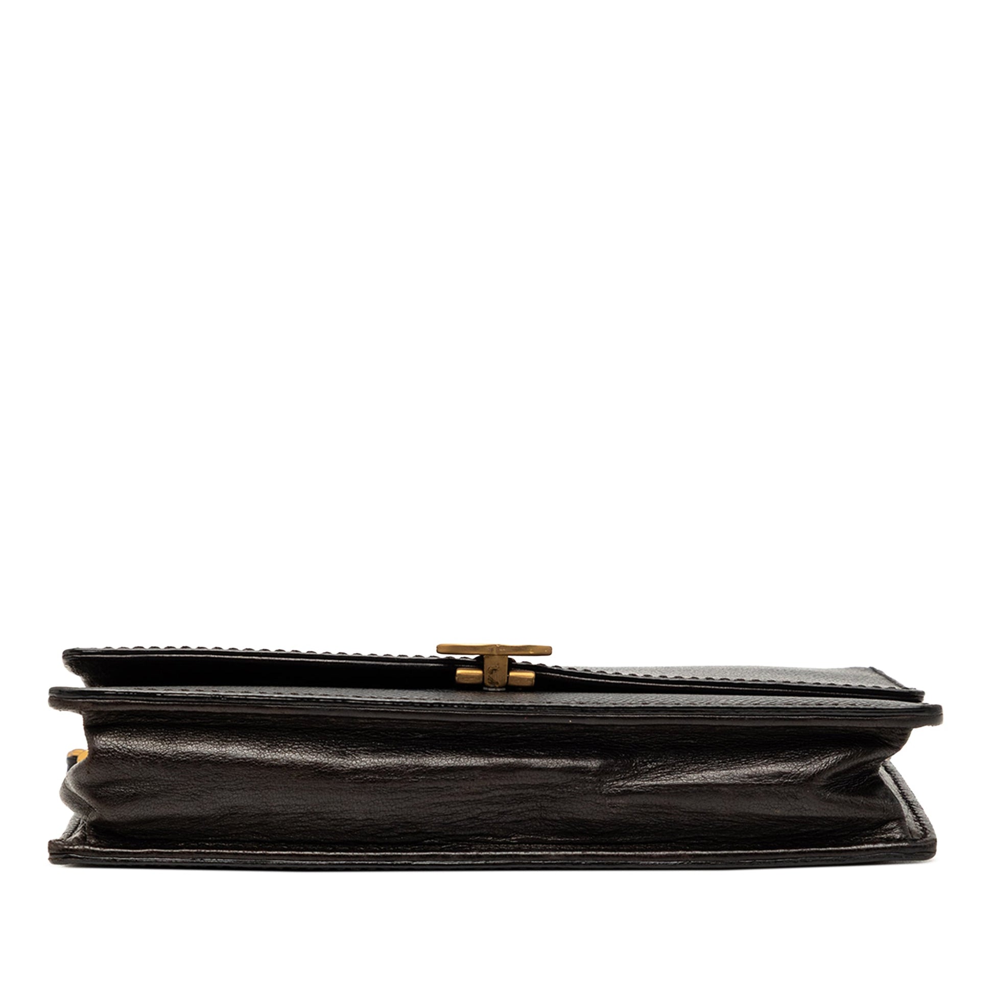 Chanel CC Grained Calfskin Wallet on Chain