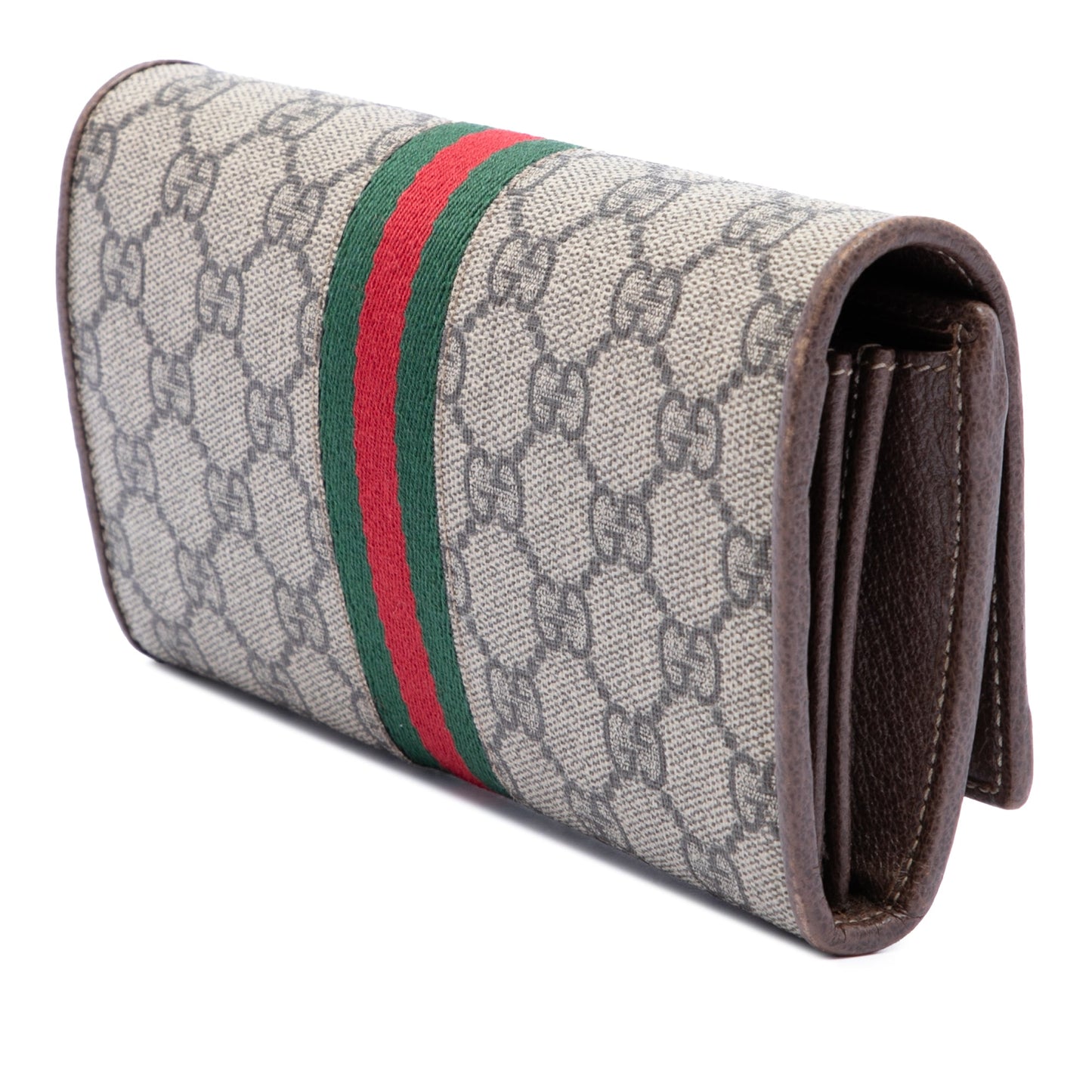 Gucci GG Supreme Web Ophidia Wallet on Chain