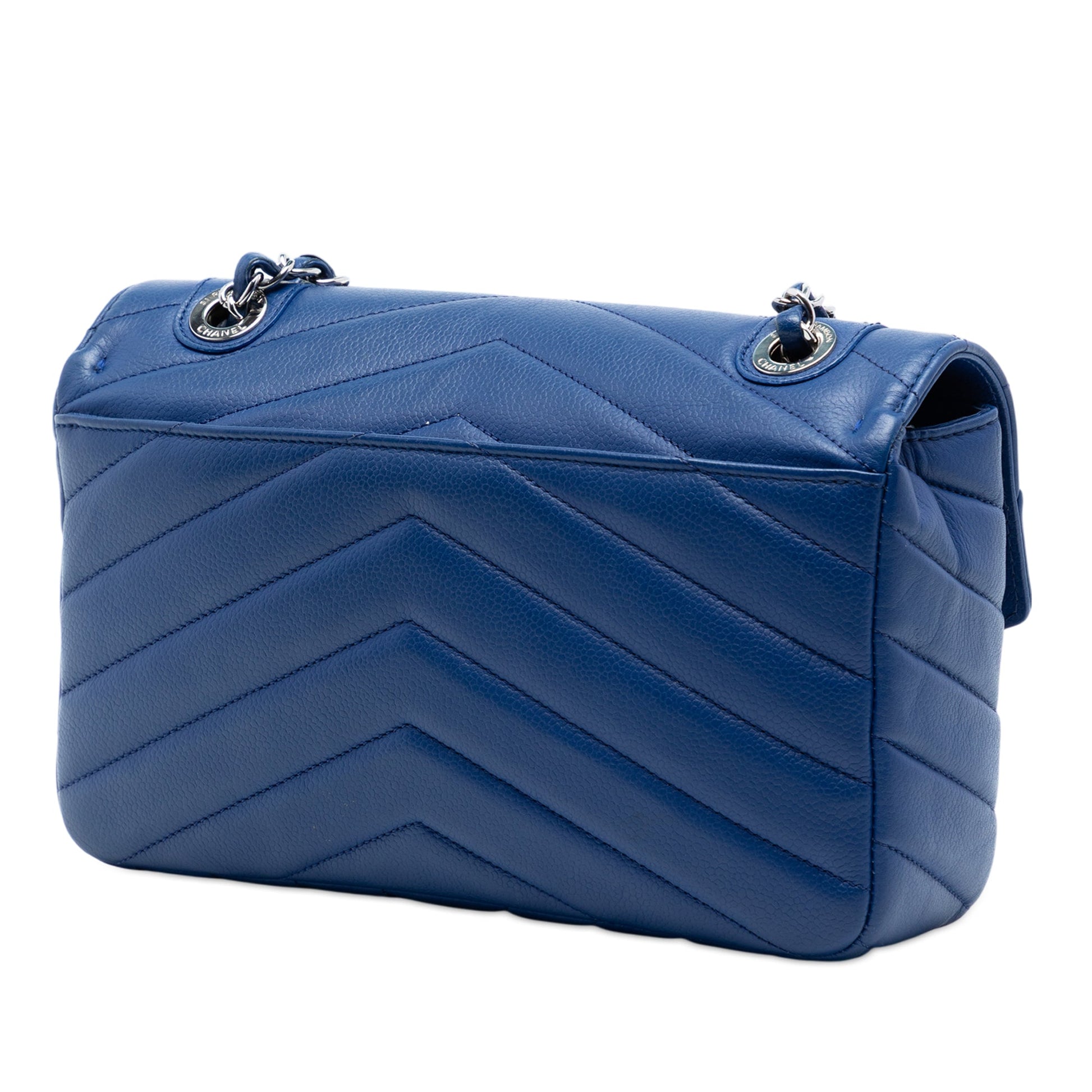 Chanel Medium Chevron Caviar Data Center Envelope Flap