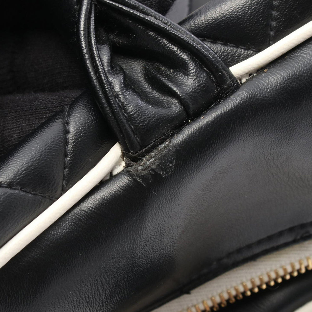 Chanel Quilted Calfskin Logo Bowler Weekend Bag