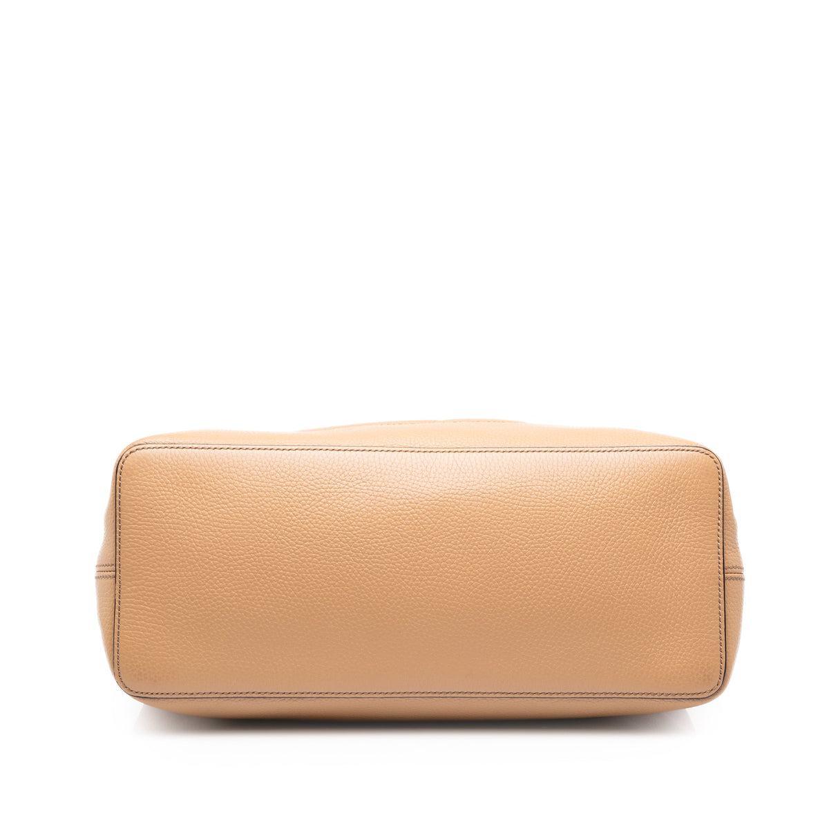 Gucci Large Pebbled Calfskin Soho Convertible Hobo — Beige