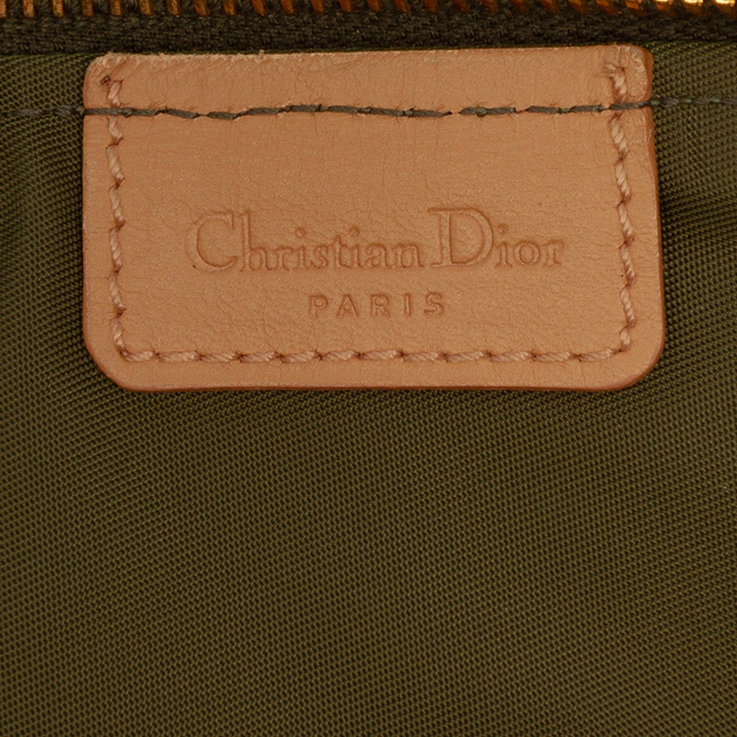 Dior Mini Diorissimo Canvas Saddle Pochette
