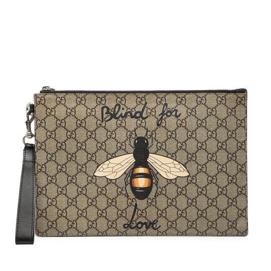 Gucci GG Supreme Blind for Love Clutch