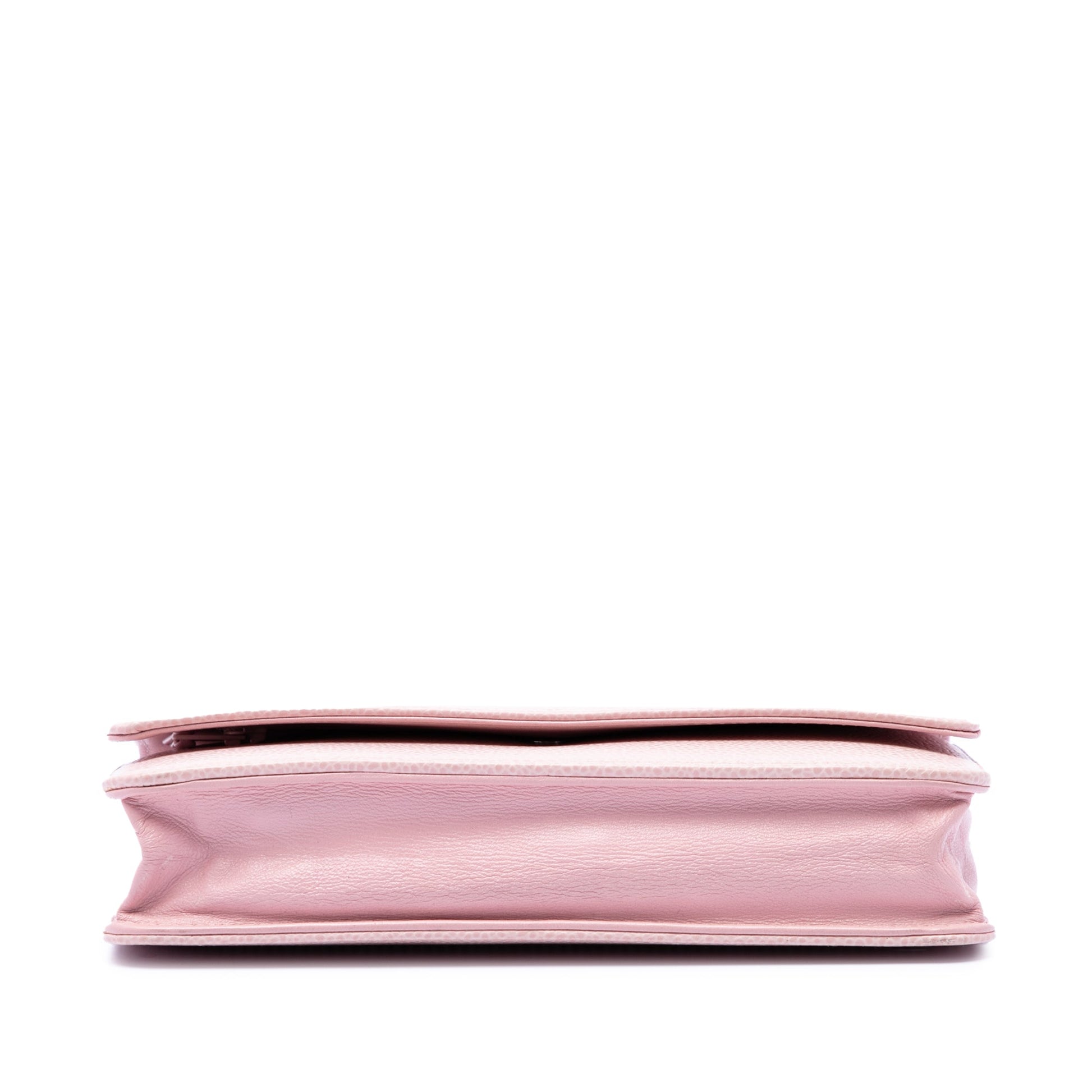 Chanel CC Caviar Wallet On Chain