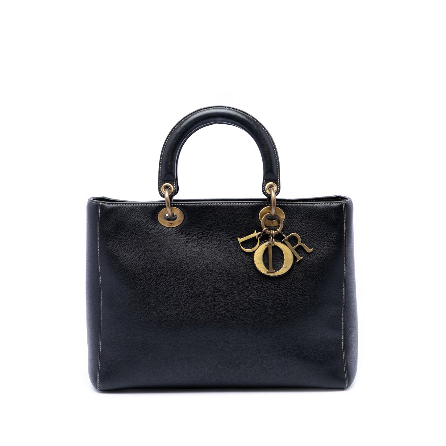 Dior Large Grained Calfskin Lady Dior