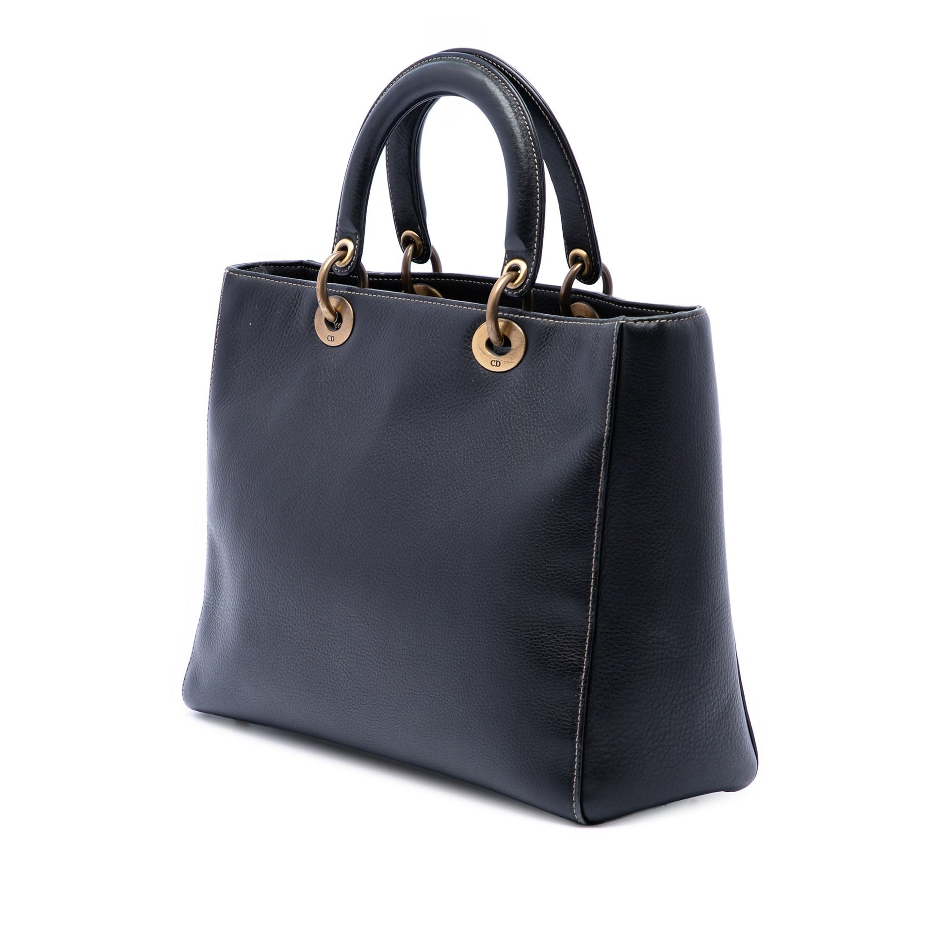 Dior Large Grained Calfskin Lady Dior