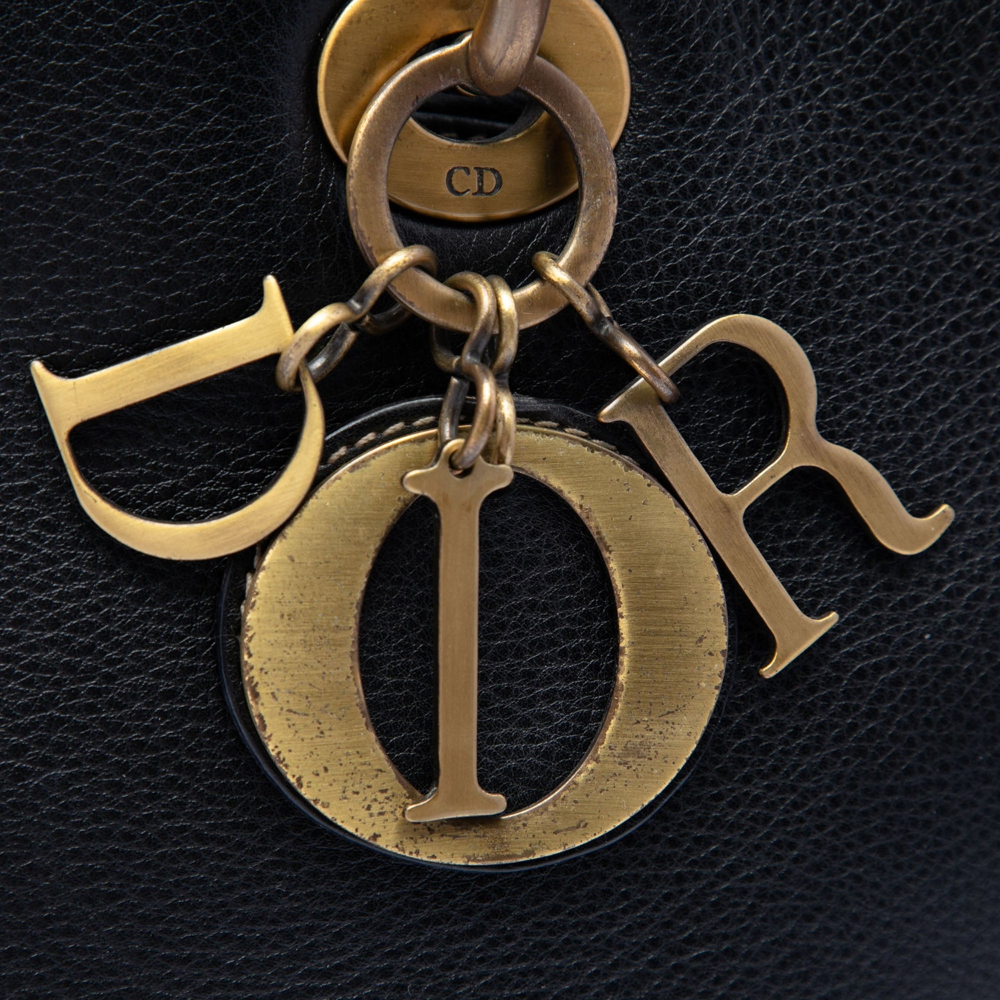 Dior Large Grained Calfskin Lady Dior