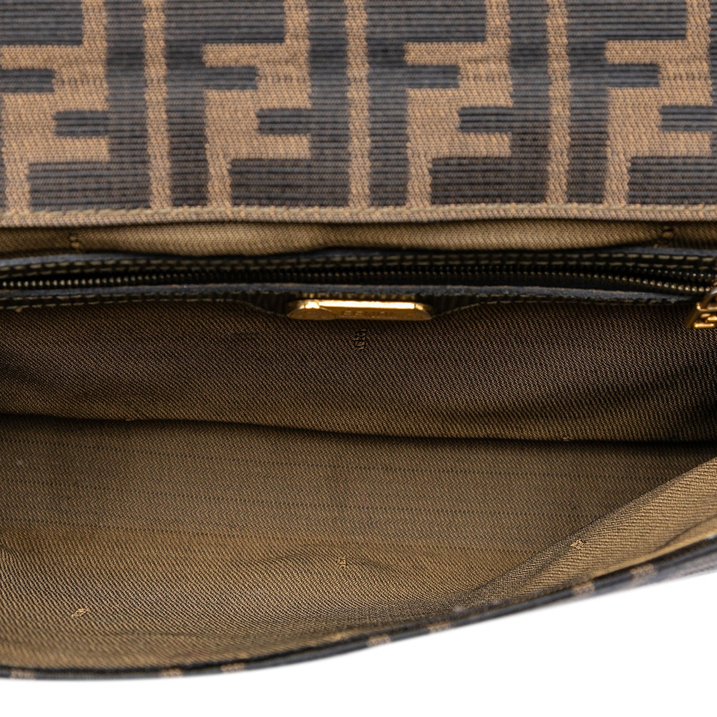 Fendi Zucca Canvas and Leather Crossbody