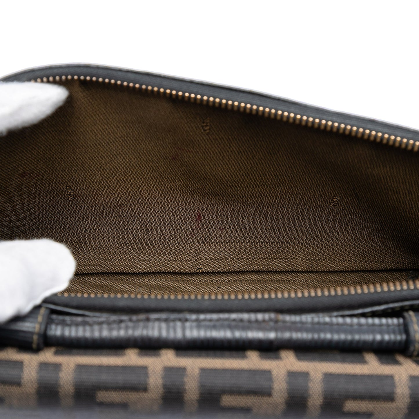 Fendi Zucca Canvas and Leather Crossbody