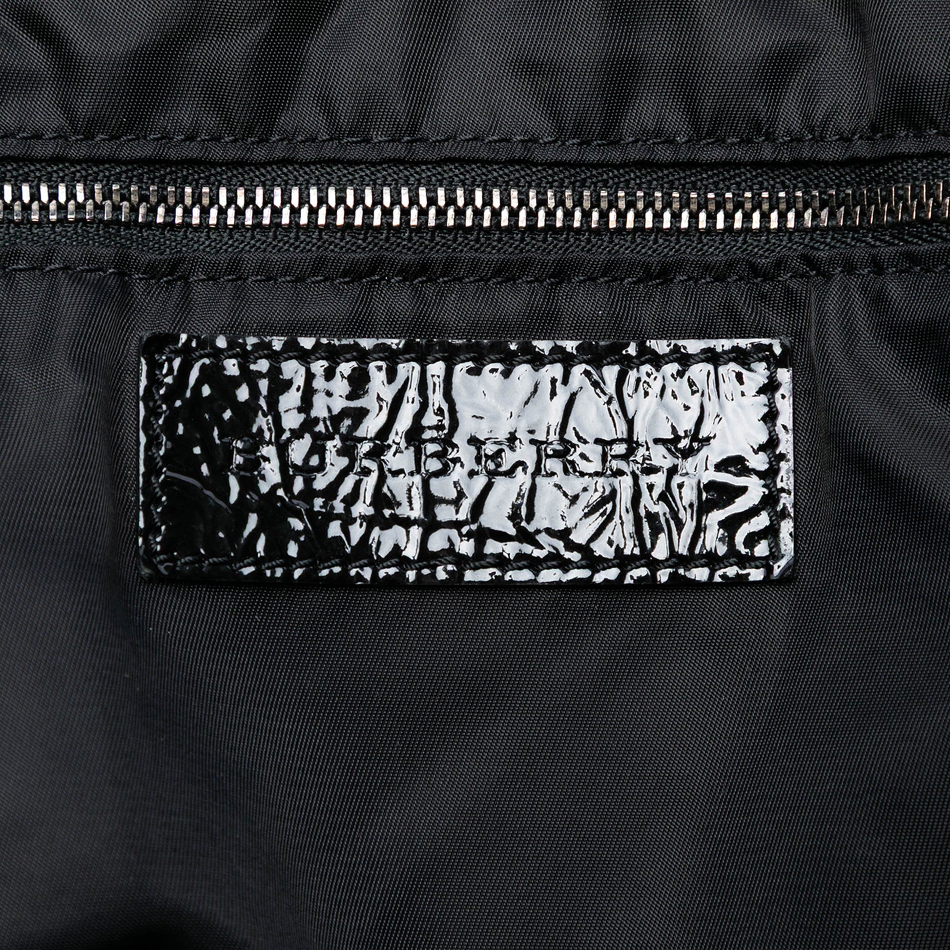 Burberry Medium Beat Check Nylon Victoria Tote