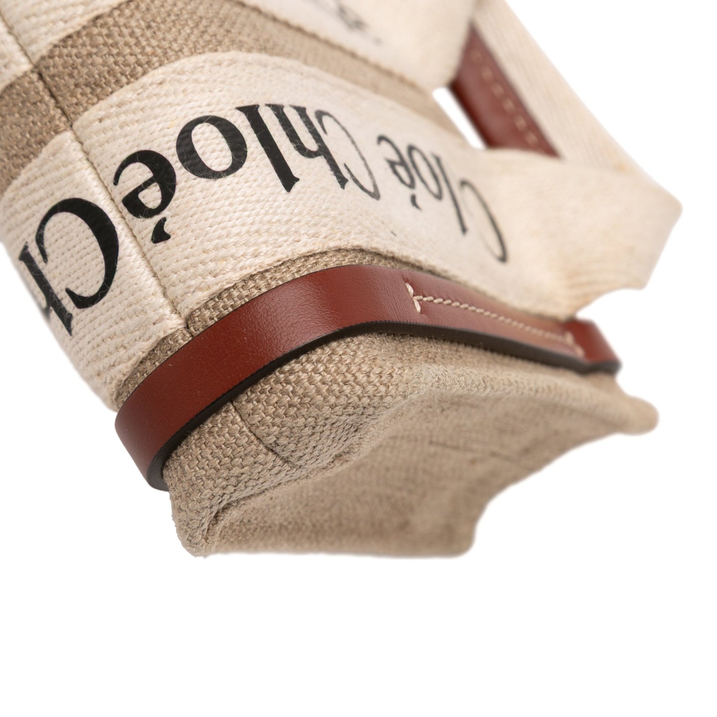 Chloé Nano Canvas Woody Satchel