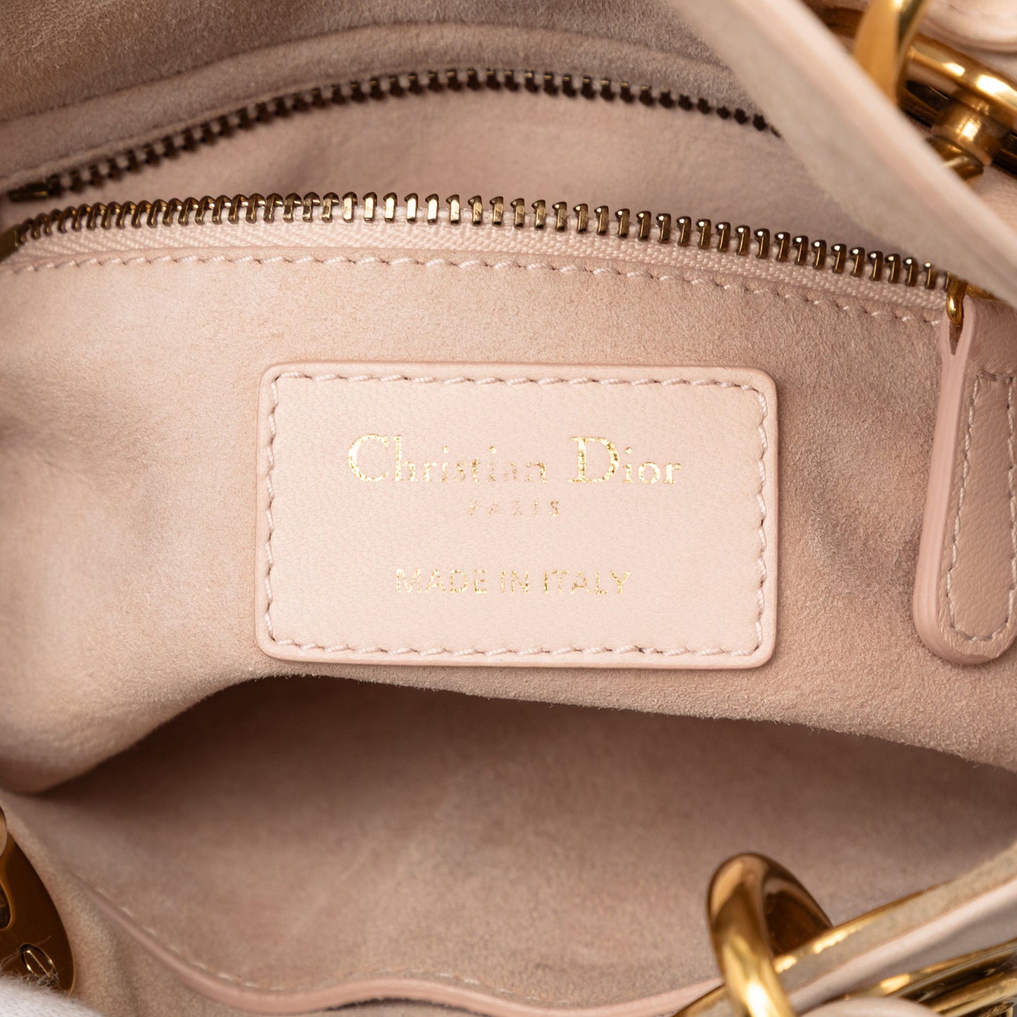 Mini Lambskin Cannage Studded Supple Lady Dior