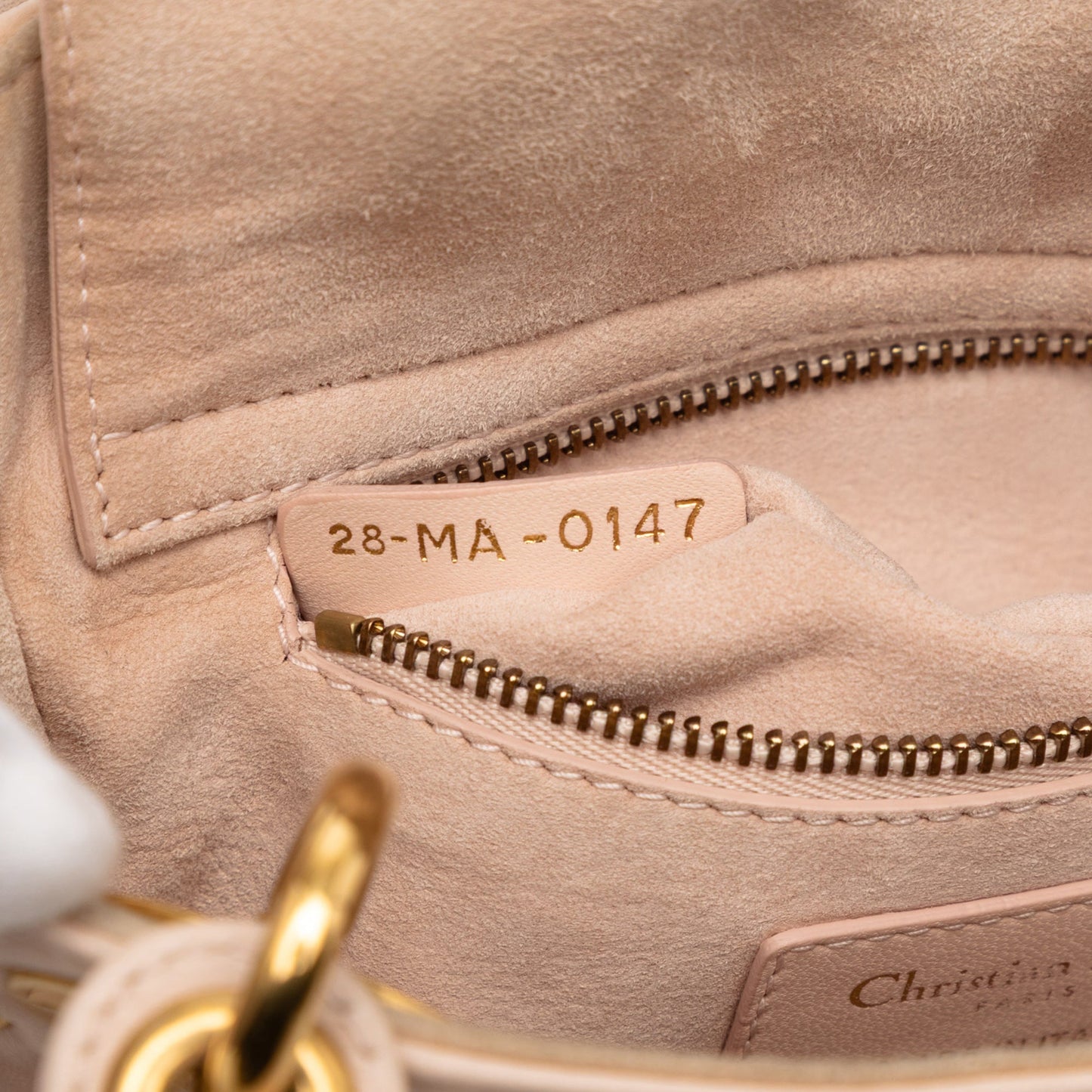 Mini Lambskin Cannage Studded Supple Lady Dior