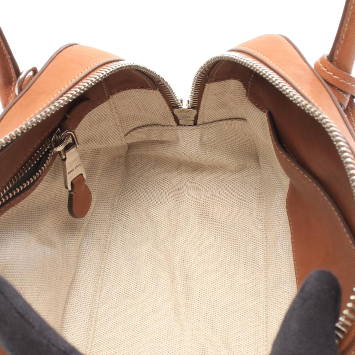 Miu Miu Small Suede Vivant Satchel