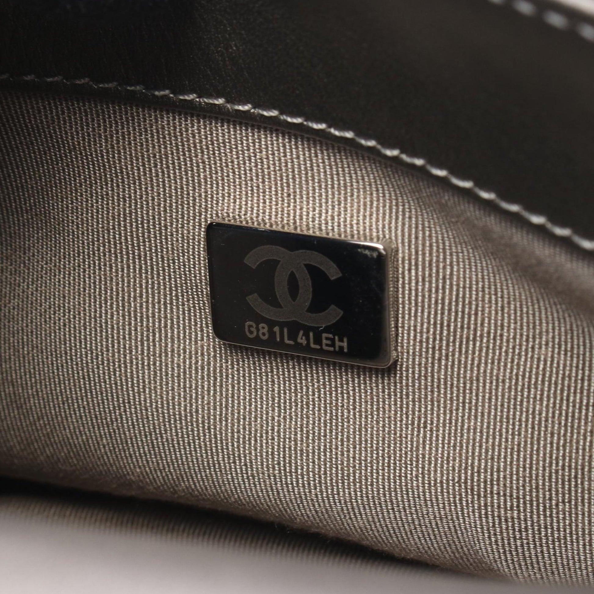 Chanel Metallic Quilted Lambskin Saddle Flap