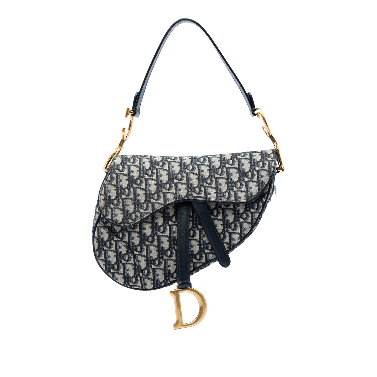 Dior Oblique Canvas Saddle Bag