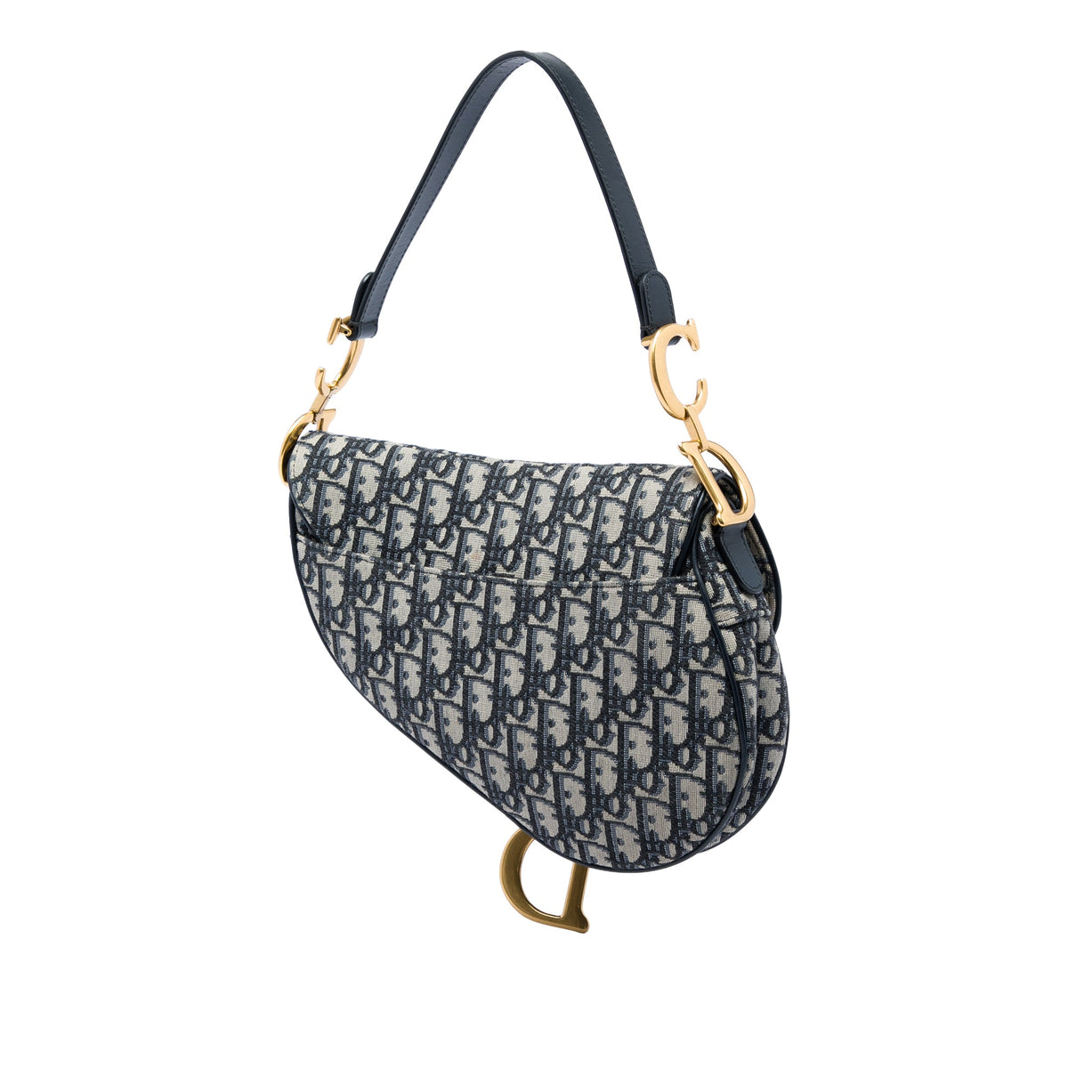 Dior Oblique Canvas Saddle Bag