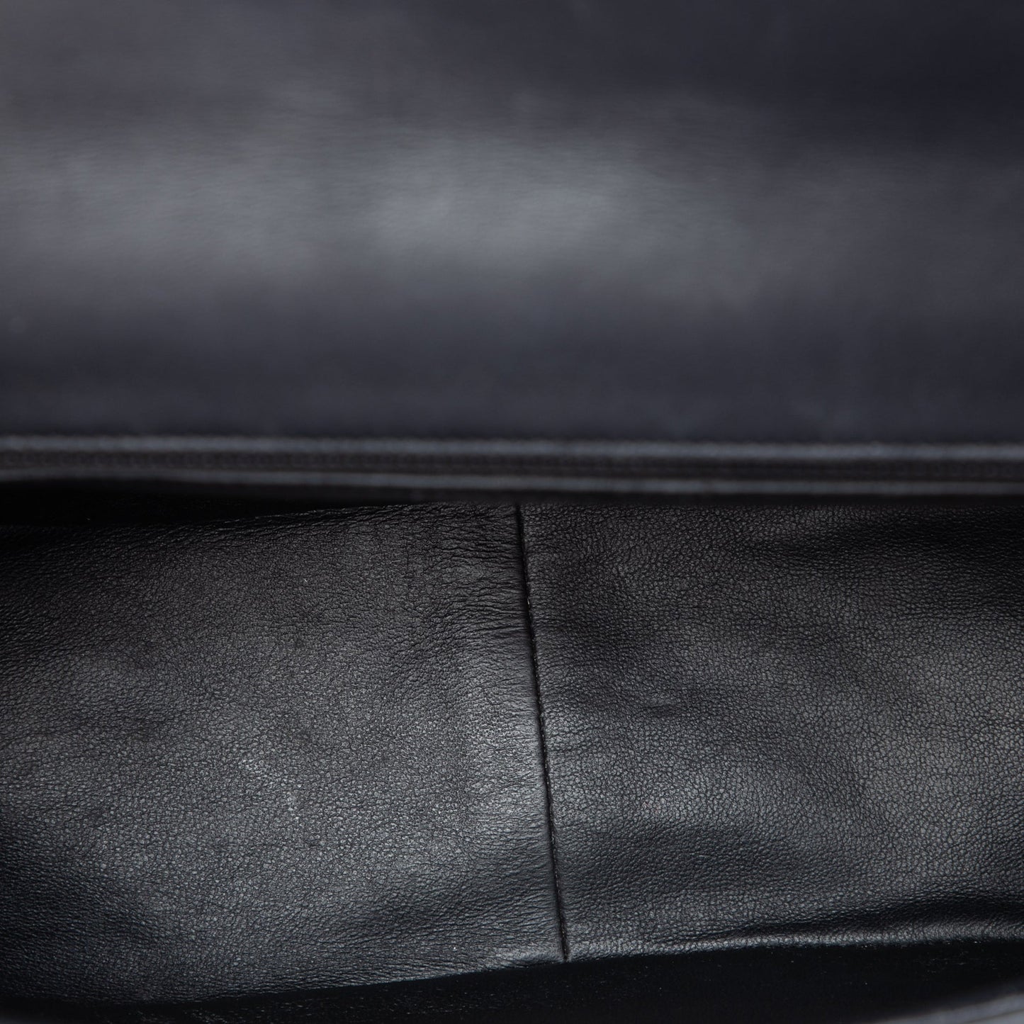Chanel Quilted Patent and Lambskin Twist Crescent Flap