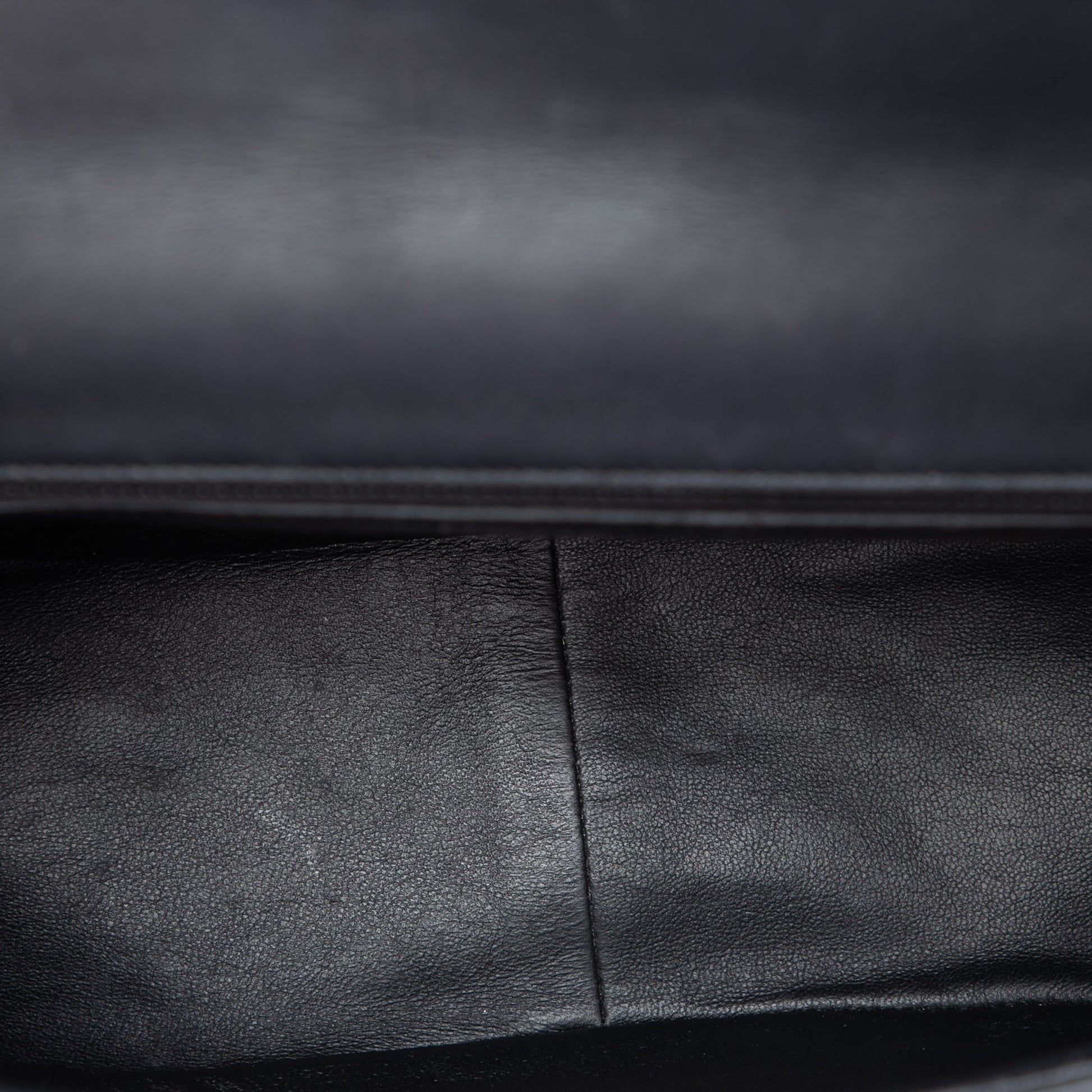 Chanel Quilted Patent and Lambskin Twist Crescent Flap