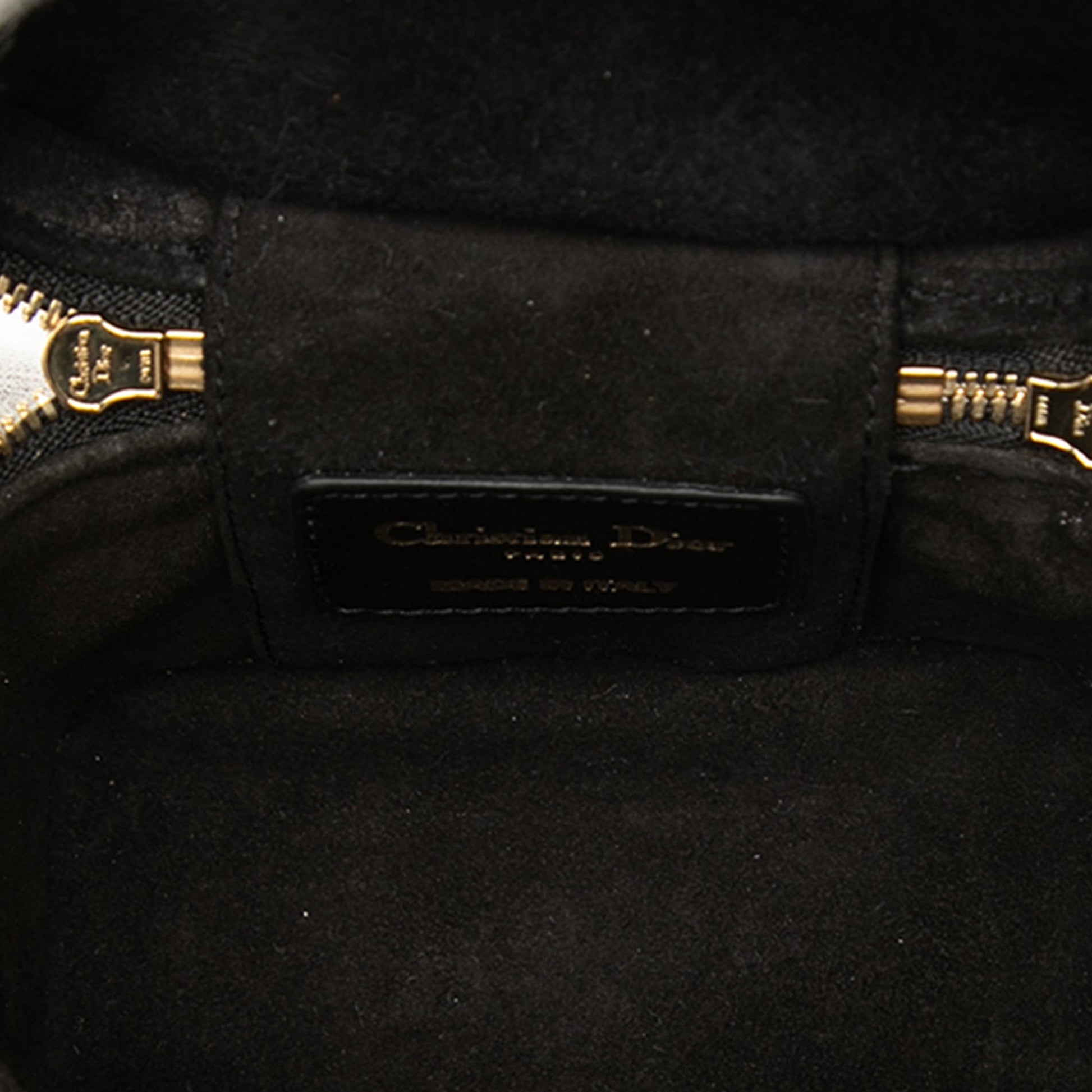 Dior Micro Lambskin Cannage Lady Dior Vanity Case