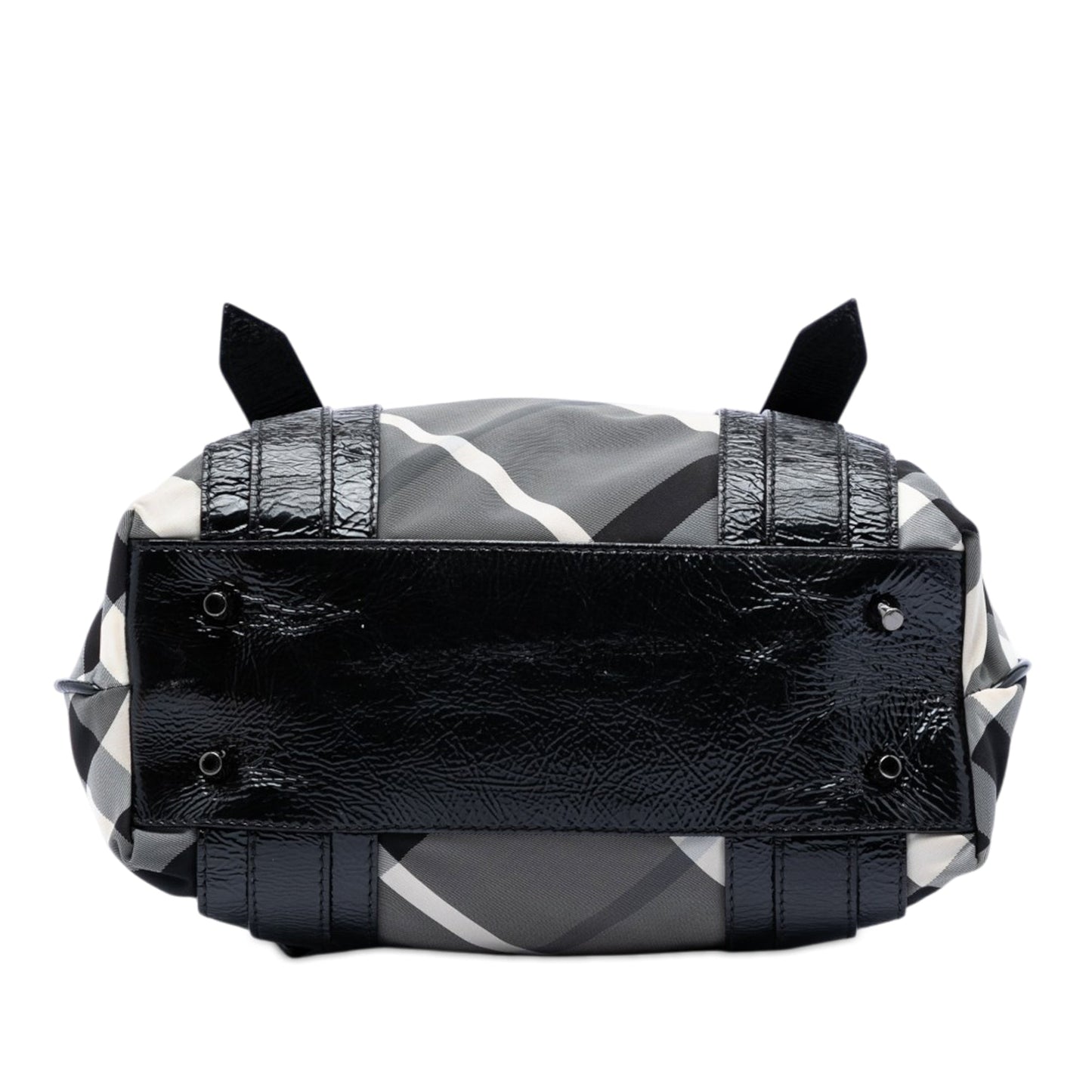 Burberry Small Beat Check Nylon Victoria Tote