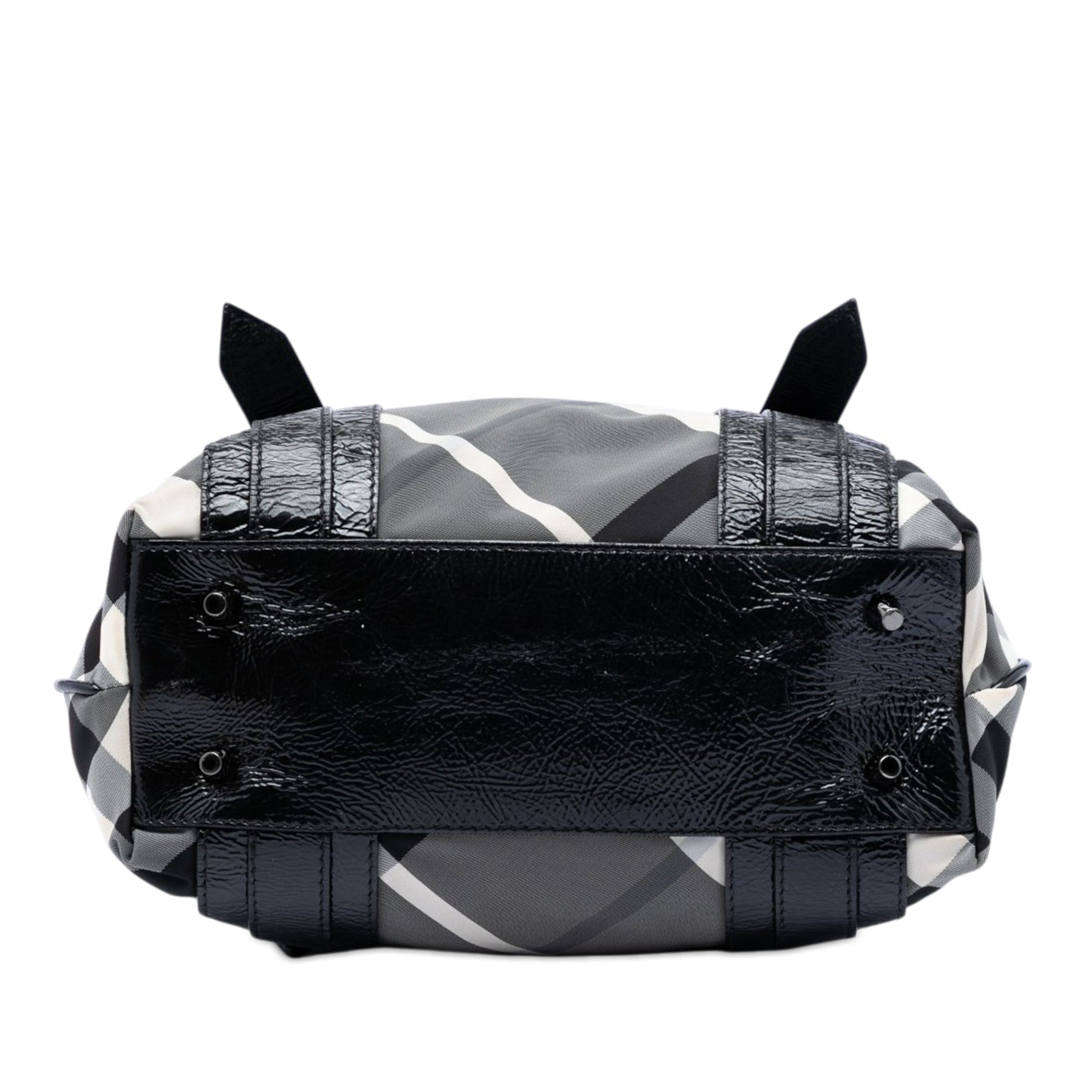 Burberry Small Beat Check Nylon Victoria Tote