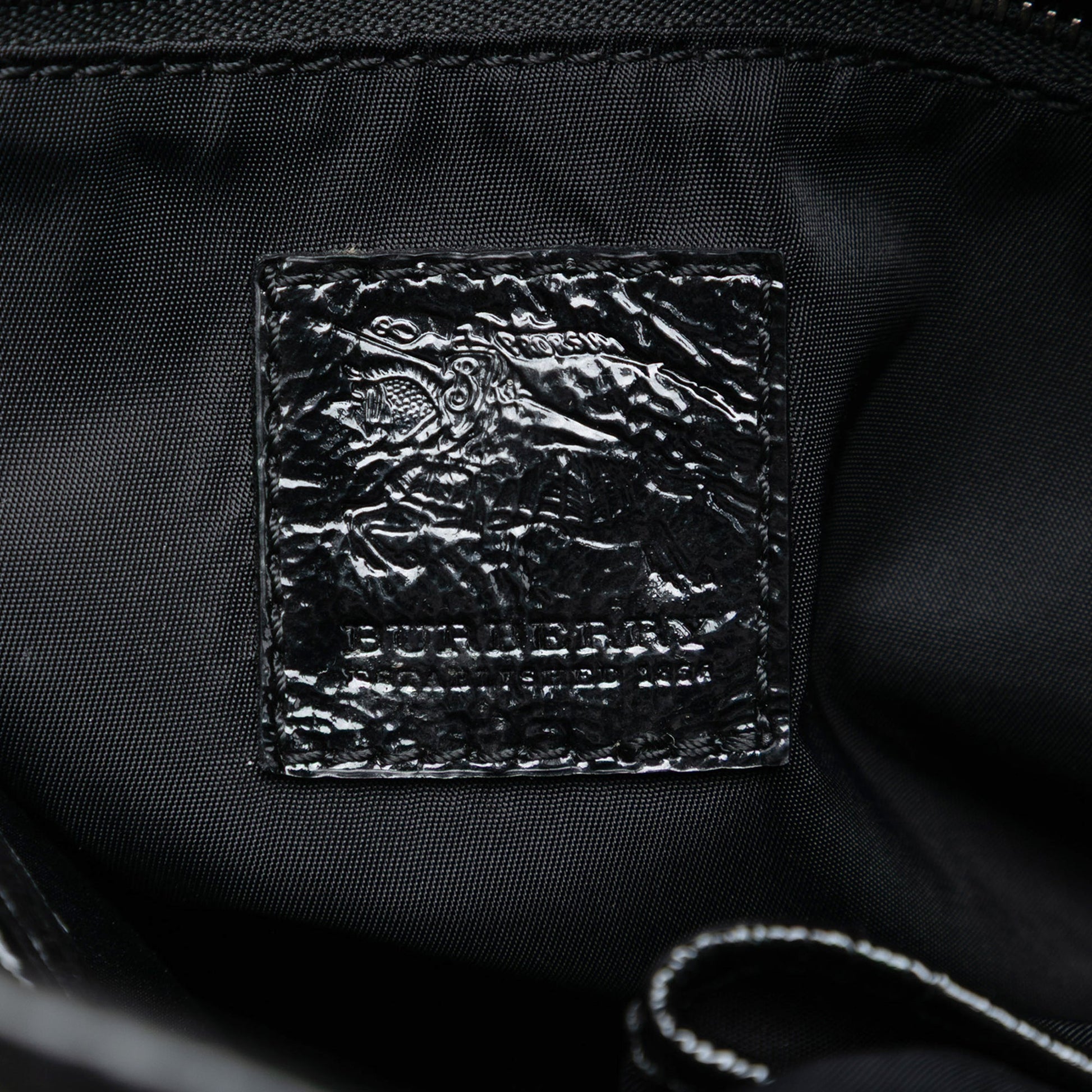 Burberry Small Beat Check Nylon Victoria Tote