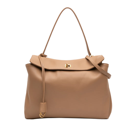 Balenciaga Large Smooth Calfskin Rodeo Satchel