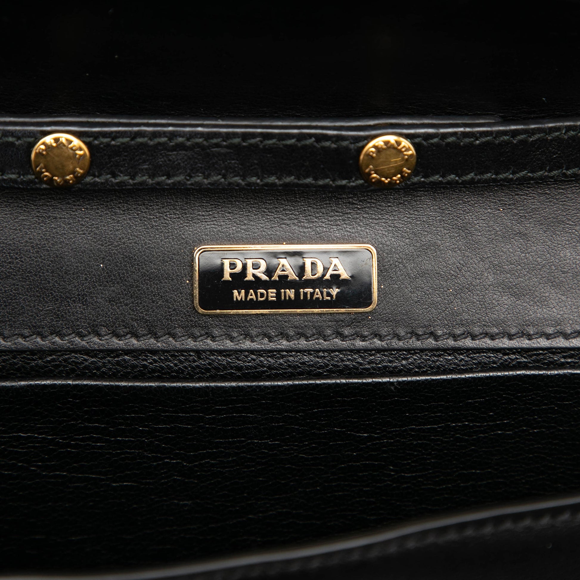 Prada City Calf and Saffiano Cahier Chain Clutch