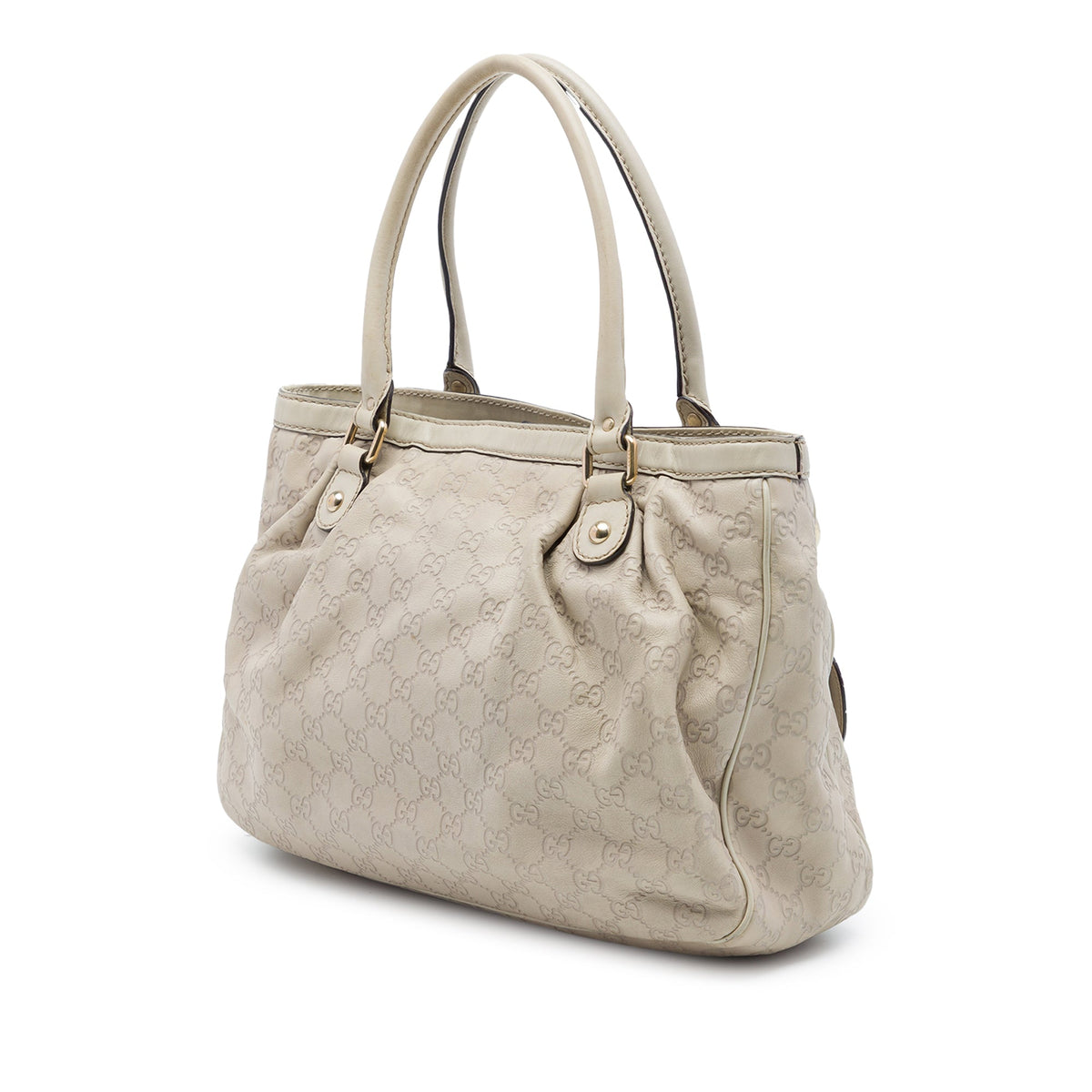Gucci Guccissima Sukey Tote — Brown