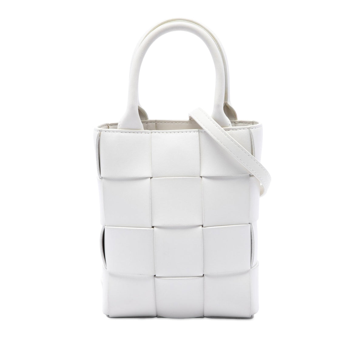 Bottega Veneta Mini Maxi Intrecciato Nappa North South Cassette Tote